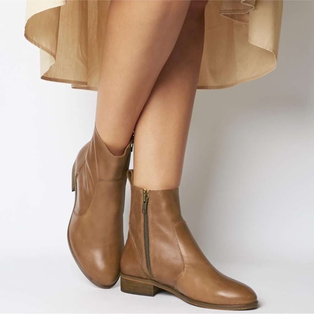 Lucky Brand Brown Ankle Booties